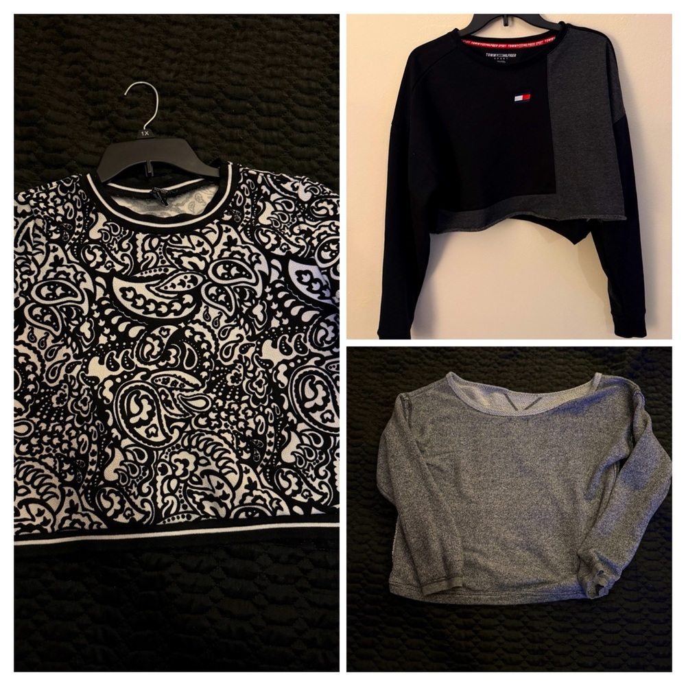 Women bundle of crop top shirts